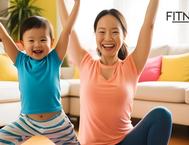 Kids Yoga with mom